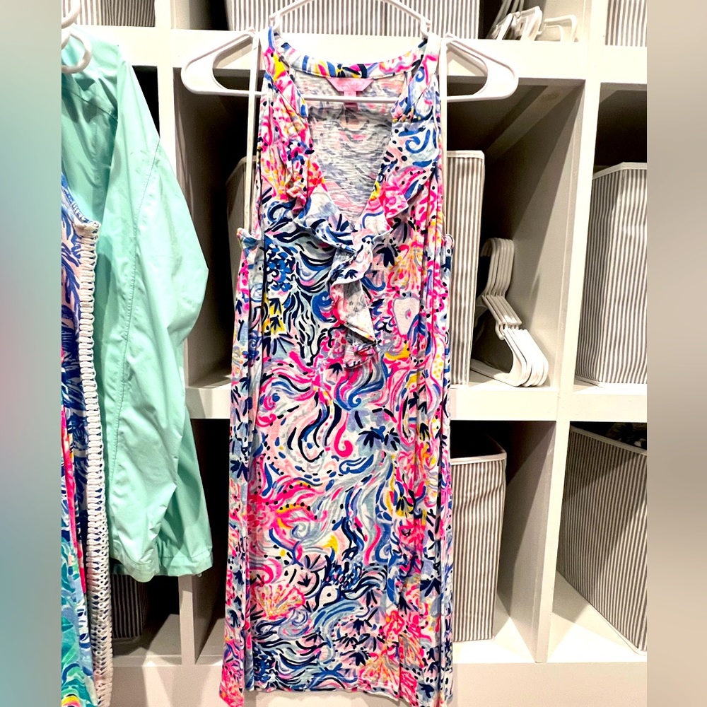 Lilly Pulitzer Ruffle Dress - M